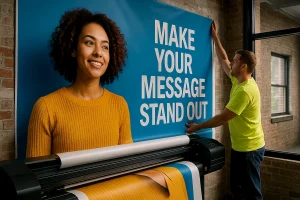 Large format printing in Edmonton for banners signage and displays