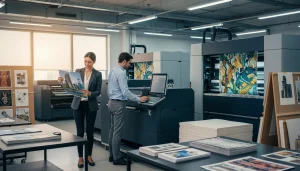 Modern printing services in Edmonton showcasing future trends and technology