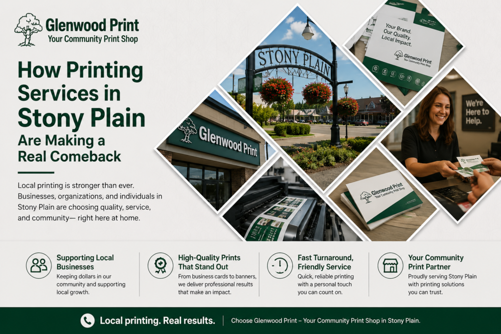 Print shop stony plain