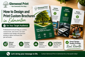 custom brochure printing Edmonton