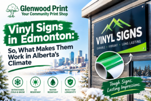 Vinyl Signs in Edmonton